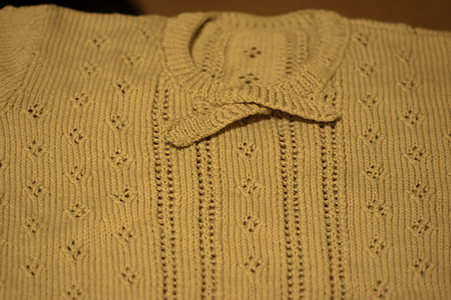 Eyelet blouse