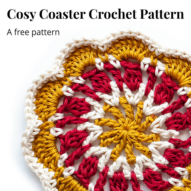 Cosy Crochet Coaster