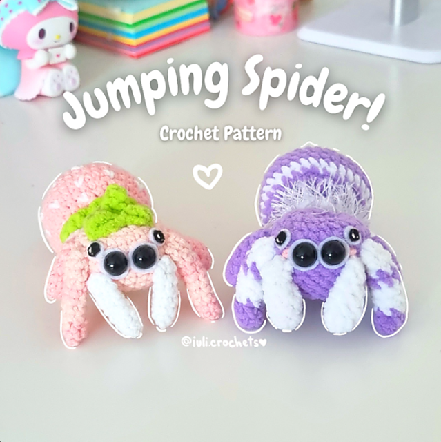 Ravelry: Jumping Spider pattern by iliu.crochets on Ribblr