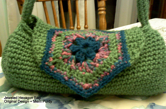Jeweled Hexagon Bag