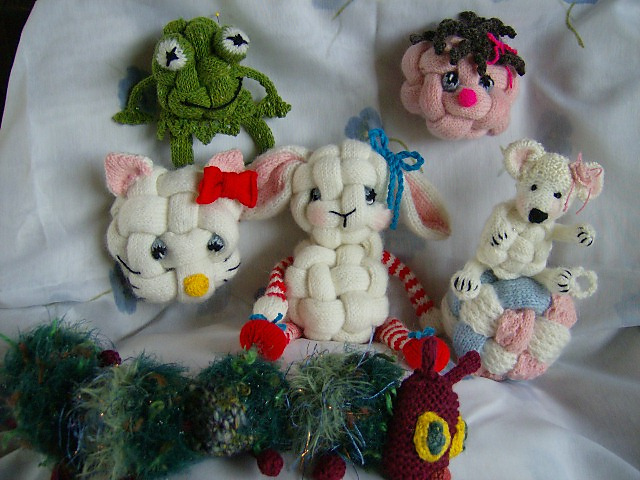 Bunny, Kitten, Frog, Ball Toys