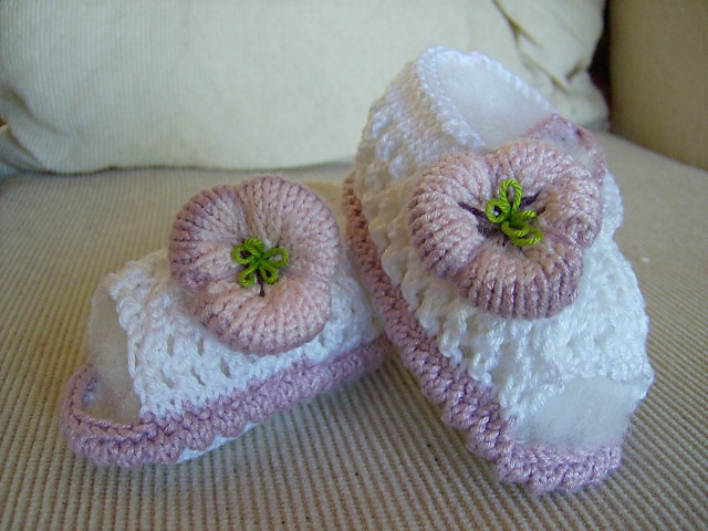 Lilac Fairy Peep-Toe Baby Sandals