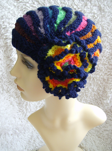 Midnight Rainbow Cloche