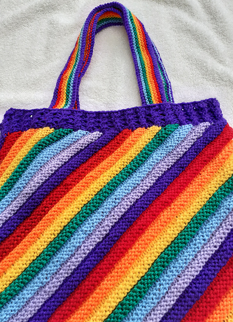 Rainbow Market Tote Bag