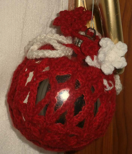 Christmas ball crochet
