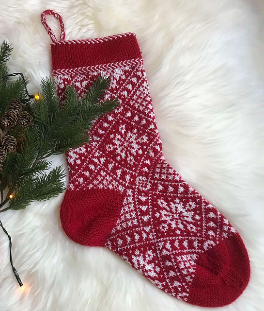 Nostalgi julestrømpe