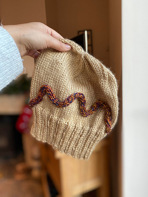 Zigzag beanie
