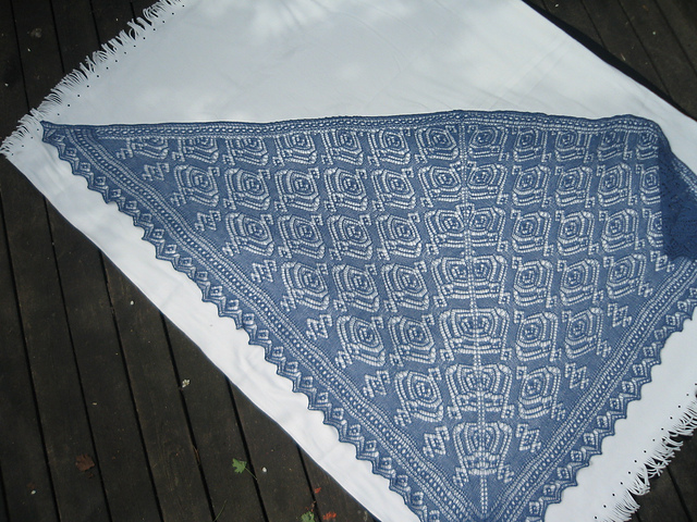 Turkish Rose Shawl