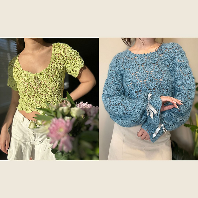 Millefleur Top and Sweater