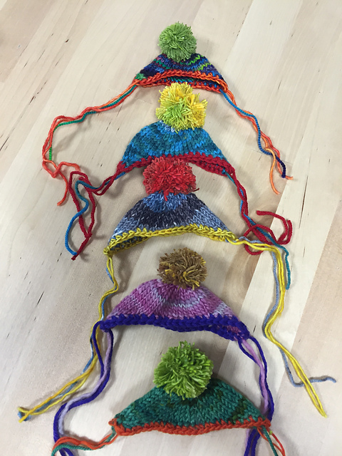 Mini Earflap PomPomHat