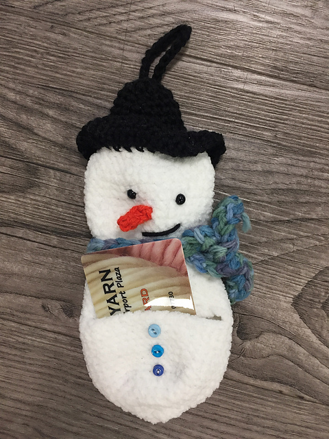 Snowman Giftcard Holder