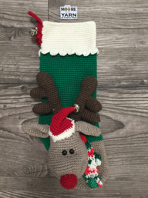Reindeer Christmas Stocking