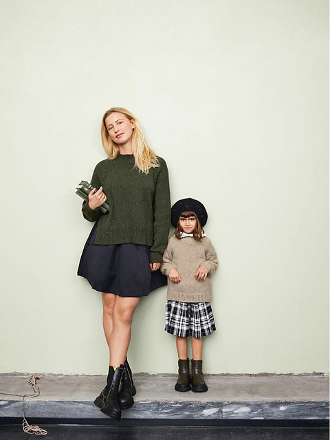 No. 5 Kelly Sweater w/slit in Tweed Recycled