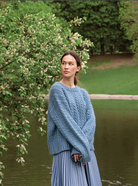 2210-08 Bonnie Cable Sweater