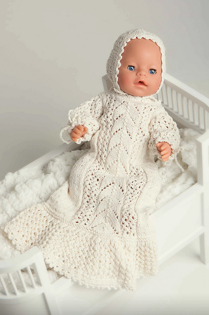 1303-3  BabyBorn Christening Gown