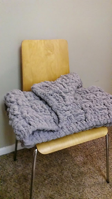Chunky Chenille Basketweave Throw