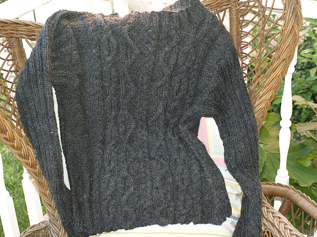 #19 Woman's Cabled Pullover
