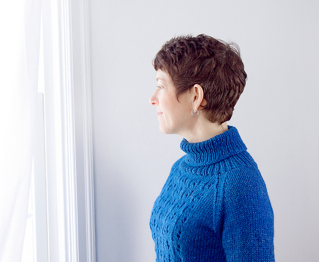 Lace Panel Sweater