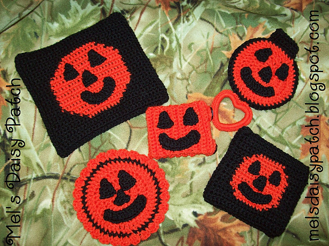Jack O' Lantern Pumpkin 5 Pc Kitchen Set