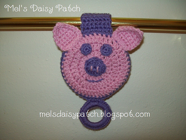 Pig or Razorback Towel Holder or Towel Topper