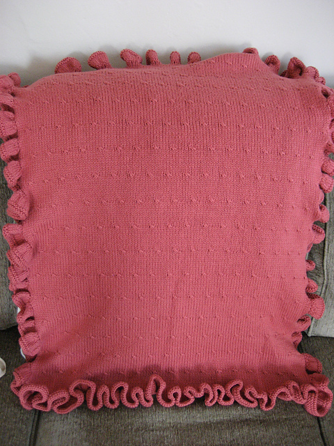 Ruffled Baby Shawl