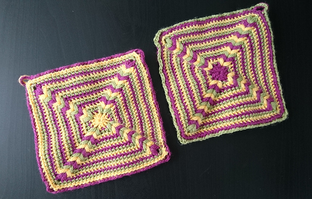 Red and White Potholder #S-417