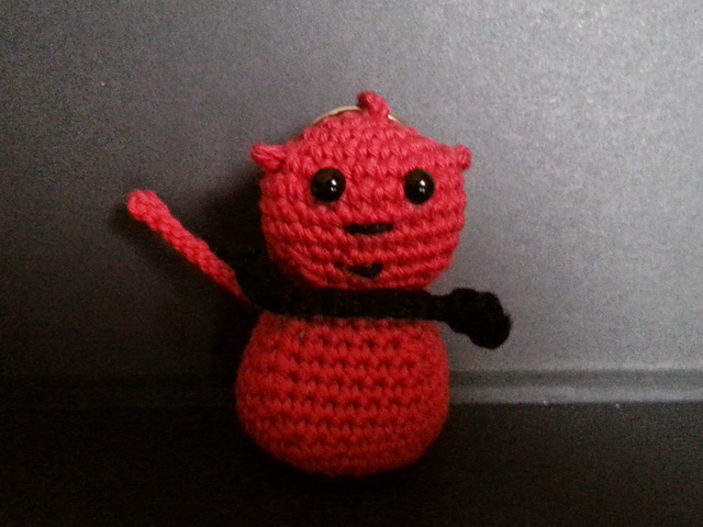 Ravelry: mibelartes' Amigurumi Devil keychain
