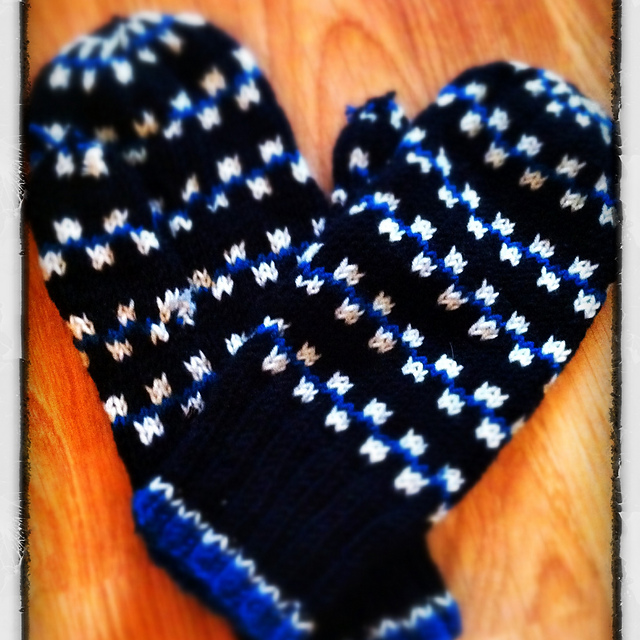 #41 Checkered Mittens