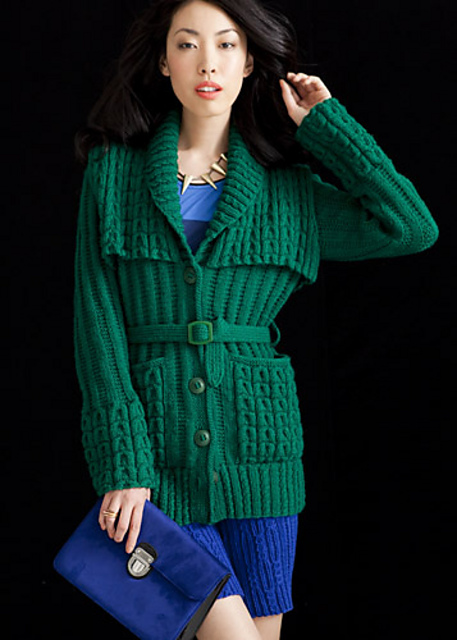#22 Cabled Cardigan