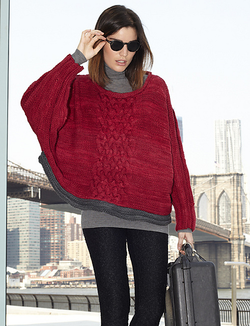 #16 Cable Panel Poncho
