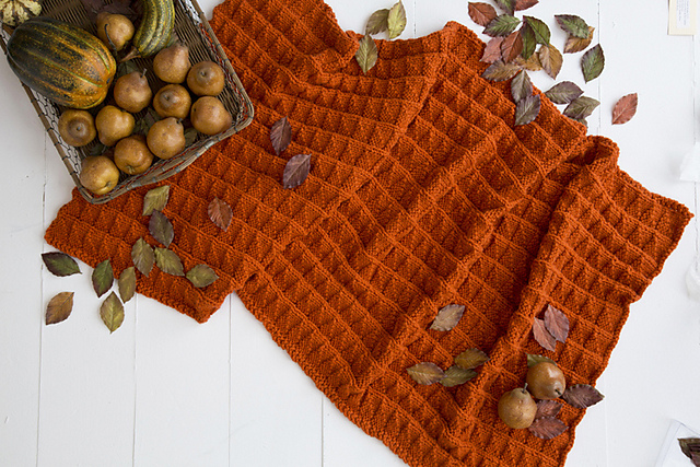 Triangles and Squares Afghan