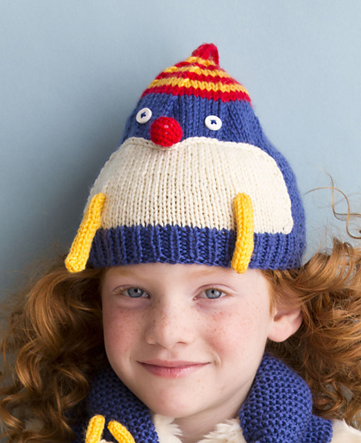 WALRUS HAT, MITTENS, SCARF SET