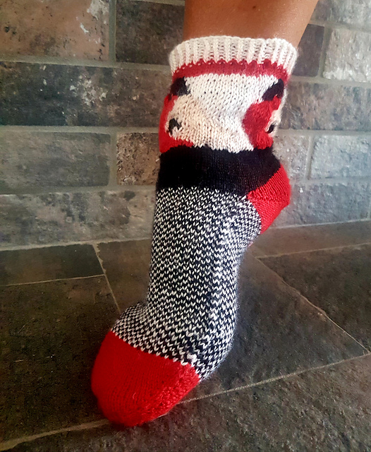 Robin Fair Isle Socks