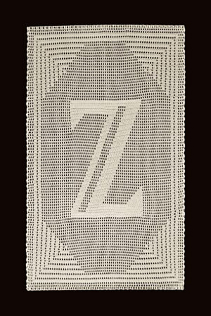 Alphabet Afghan Z