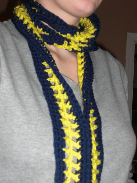 How to Crochet a Skinny Scarf