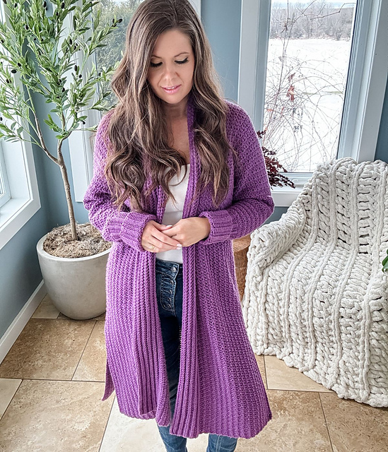 Mauve-A-Lous Duster Cardi