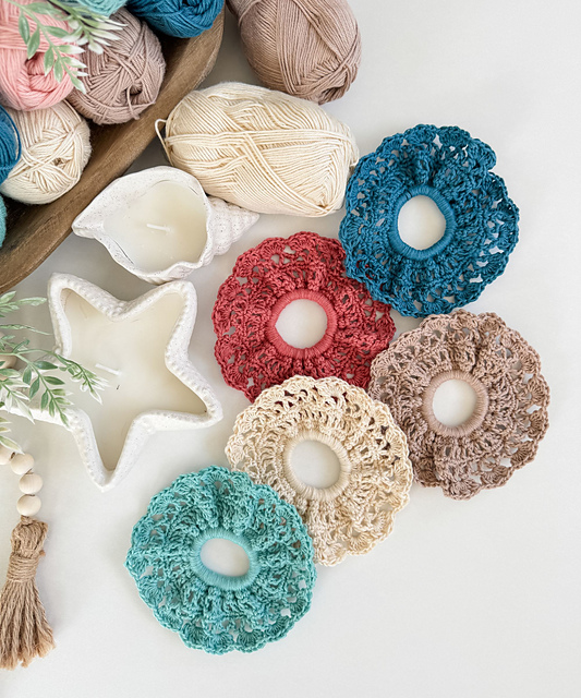 Caribbean Seashore Scrunchie