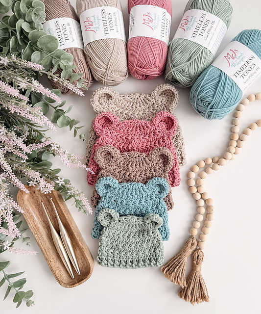 Star Stitch Baby Bear Hat