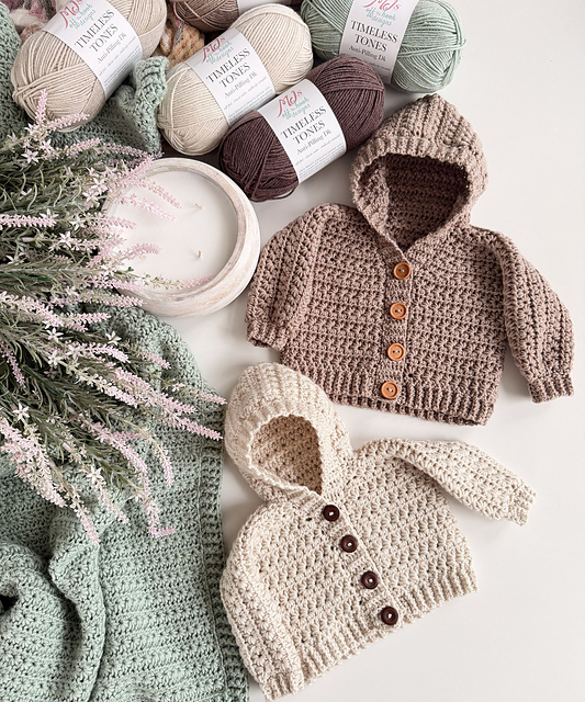 Ravelry: Mini Star Stitch Cardigan pattern by MJ's Off The Hook