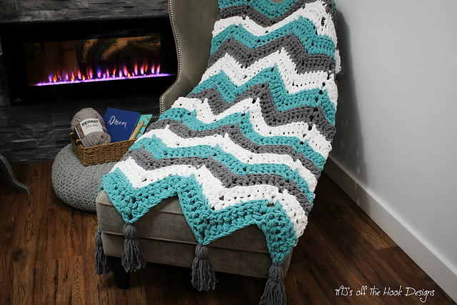 Super Bulky Chevron Throw