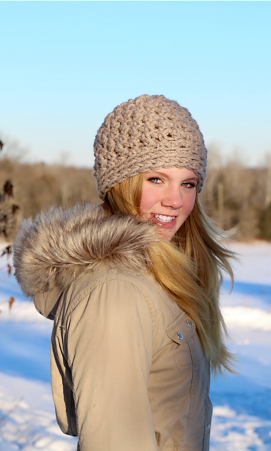Bulky Seed Stitch Beanie