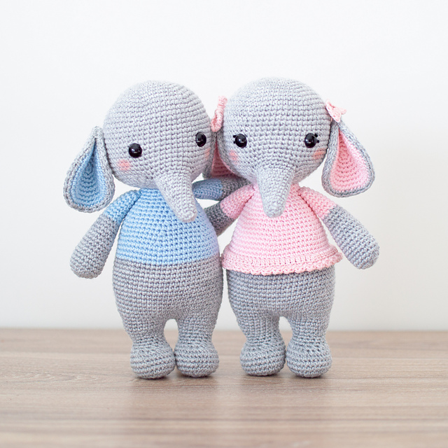 Lulu and Miles the Friendly Elephants