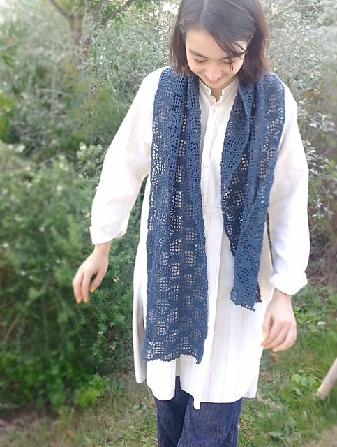 17S / Optic Crochet Shawl