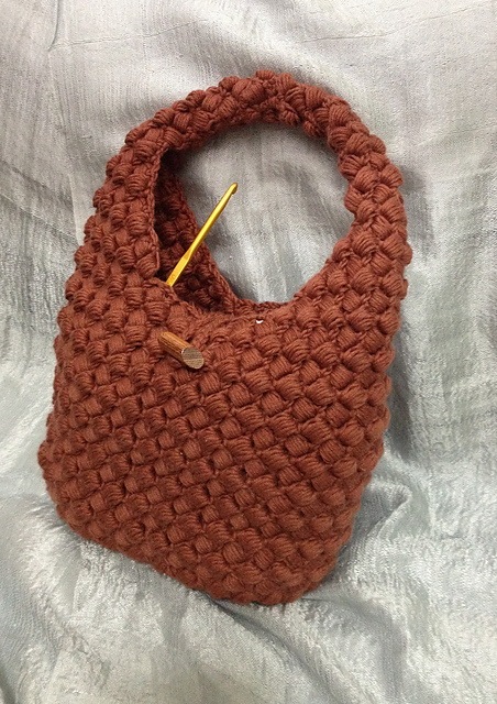 #30 half double crochet bag