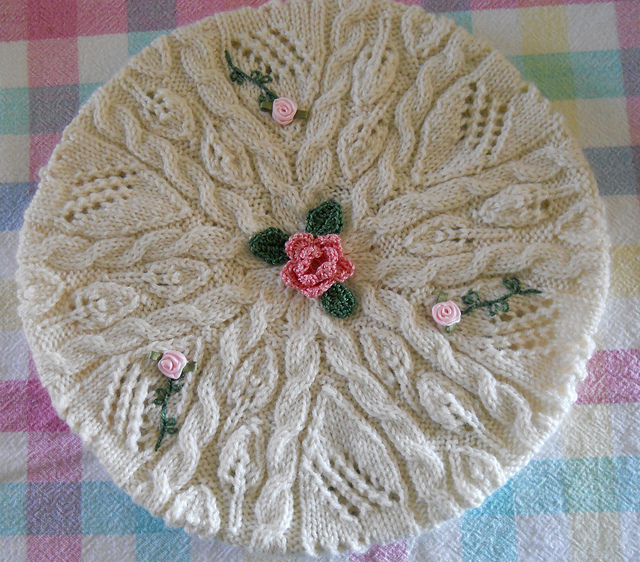 Rose Trellis Beret