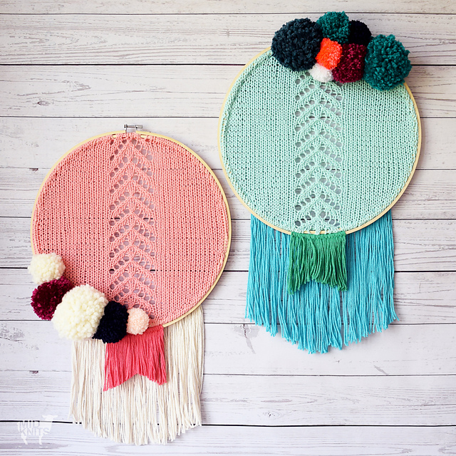 Chevron Fringe Wall Hanging (2015010)