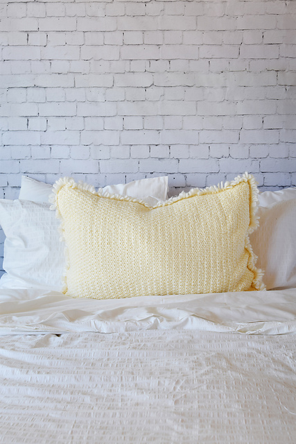 Linen Stitch Pillowcase