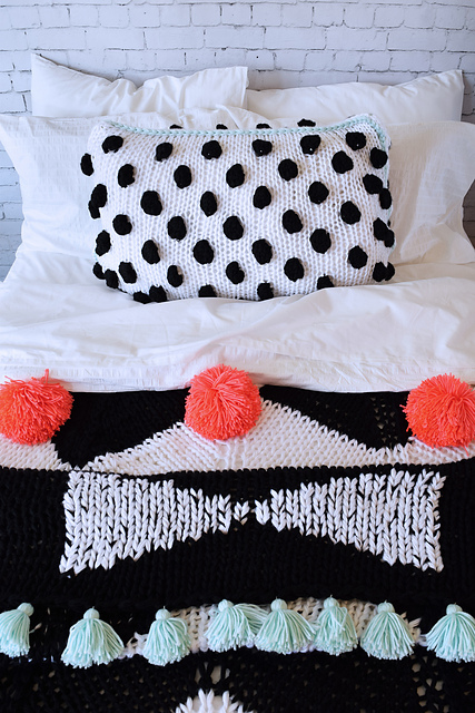 Double Stuffed Polka Dot Pillowcase