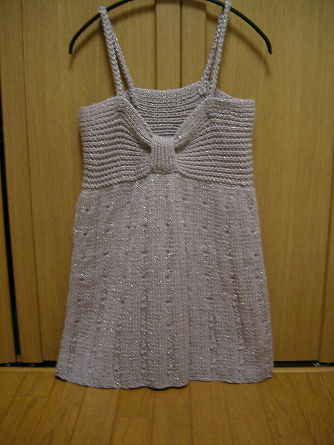 #20 Camisole-Dress With Ribbon-Like Top (リボン風トップのキャミソールワンピ)