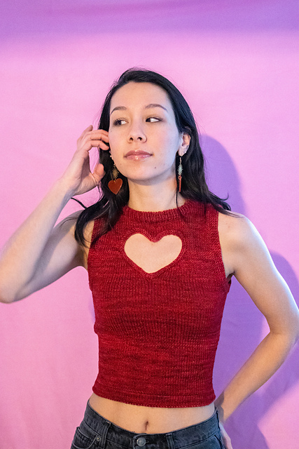 Ravelry: Heartless Top pattern by Emma Jaeger